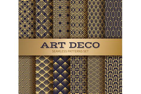 Art Deco Seamless Pattern Luxury Geometric Nouveau