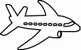 Outline Airplane Coloring Side Plane Pages Wecoloringpage sketch template