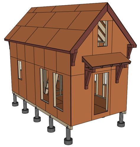 homesteaders cabin  plans tiny house design