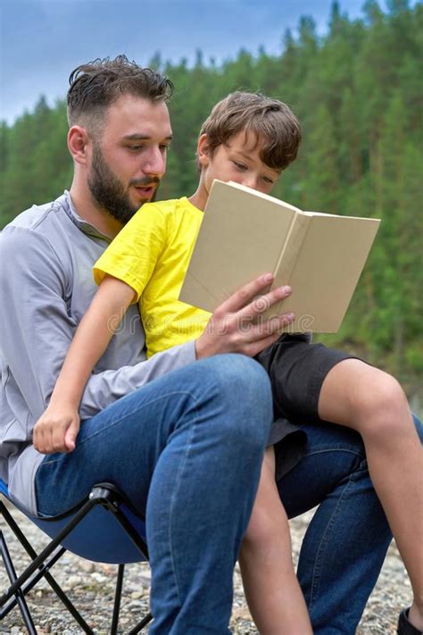 Sitting On His Lap Stock Image Image Of Look Male