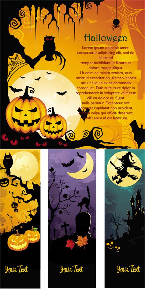 halloween cards vector vector graphics blog