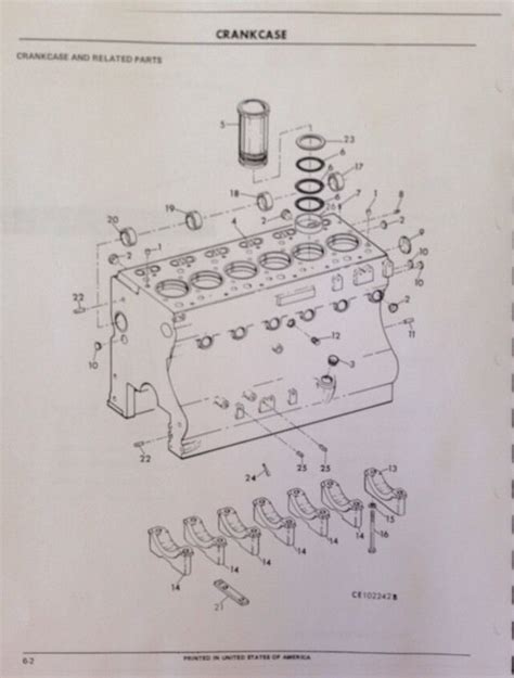 international ih  crawler loader engine parts manual book dt dt finney equipment