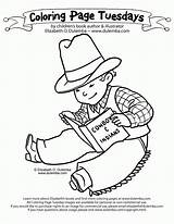 Coloring Pages Cowboy Library Hat Clipart Color Sheet Embroidery Lion Book Popular Dulemba Comments Hand sketch template