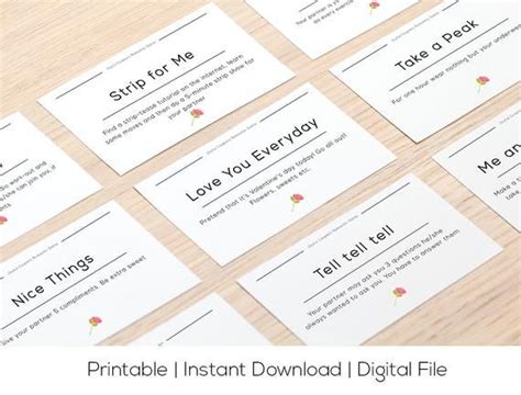 Printable Romantic Game Relationship Activities Date Ideas Etsy
