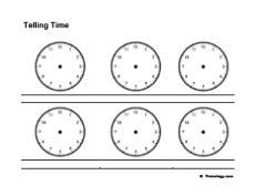 telling time freeology