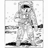 Astronaut Printable Xcolorings sketch template