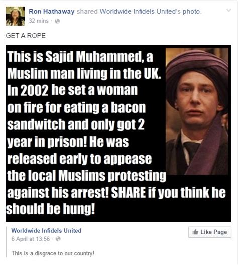 people fell for this joke professor quirrell anti muslim meme on facebook metro news