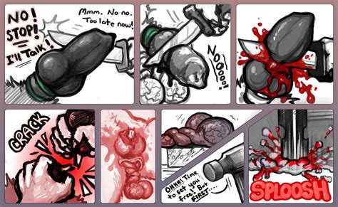 cartoon cock and ball torture drawings cumception