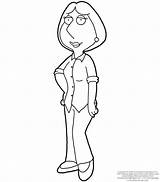 Guy Family Lois Griffin Draw Easy Cartoon Drawing Step Dog Coloring Pages Characters Cartoons Chris Colouring Stewie Sitting Lesson Lessons sketch template