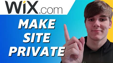 wix website private full tutorial youtube