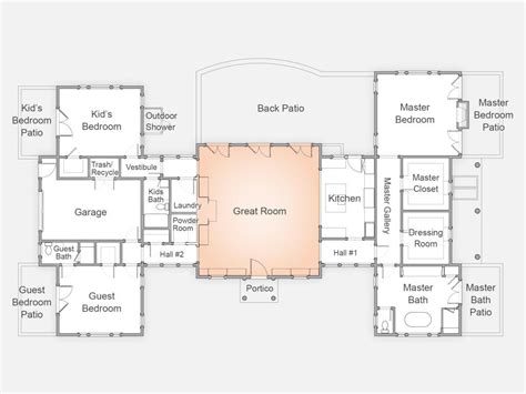 hgtv floor plans square kitchen layout