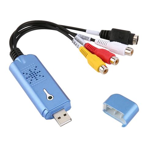usb 2 0 video audio capture card adapter portable vhs dc60