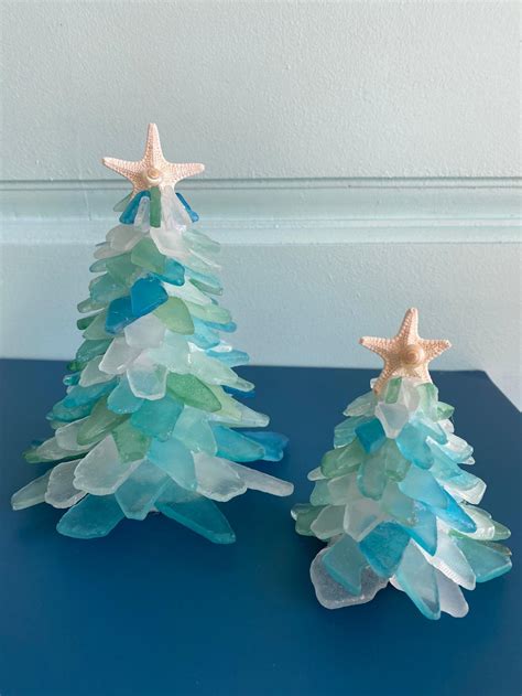 These Beautiful Sea Glass Christmas Trees Will Give Your Christmas A