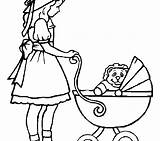 Coloring Pages Girl Baby Doll Alive Christmas Scout Getcolorings Getdrawings sketch template