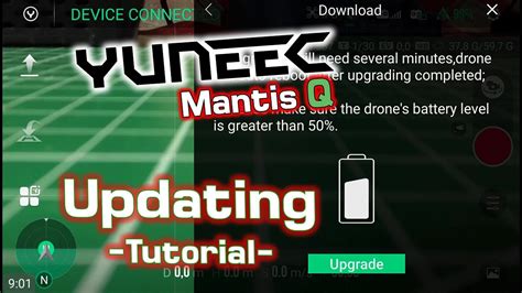 yuneec mantis  updating tutorial  youtube