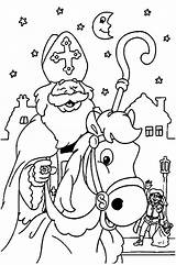 Nikolaus Sinterklaas Sankt Ausmalbilder sketch template