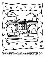 Coloring Pages House Kids Presidents Pintables Crayola President Color American Family Rocks Holiday sketch template