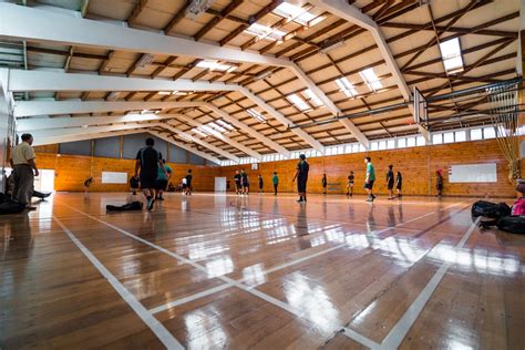 school gymnasium aorere college construction management group