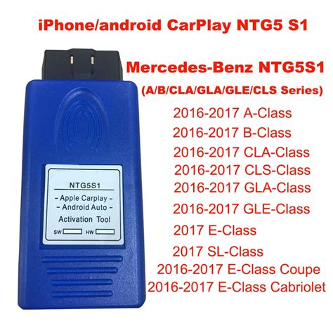 For Apple Carplay And Android Auto Activation Tool For Mercedes B Enz