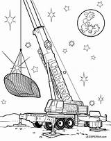 Crane Coloring Pages Construction Truck Printable Tower Cartoon Drawing Book Drag Print Getdrawings Ads People Illustration Getcolorings Drawings Artist Library sketch template