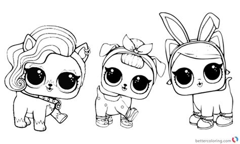 lol coloring pages  lil dolls  printable coloring pages