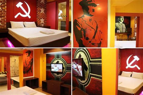 thai sex hotel sparks outrage with bizarre nazi themed room decorated with swastikas and huge