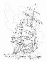 Ship Drawing Drawings Ships Pirate Vespucci Tattoo Amerigo Sailing Sketches Boat Sketch Tall Tattoos Pencil Storm Boats Old Sail Uss sketch template