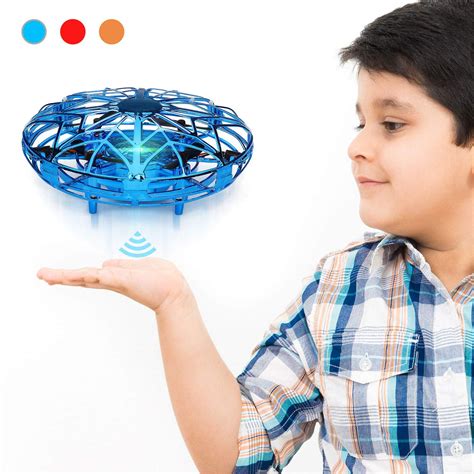 hand operated drones  kids  adults hand controlled flying ball infrared induction