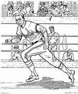 Coloring Cardinals Baseball Louis Pages St Fredbird Kids Runner Template sketch template