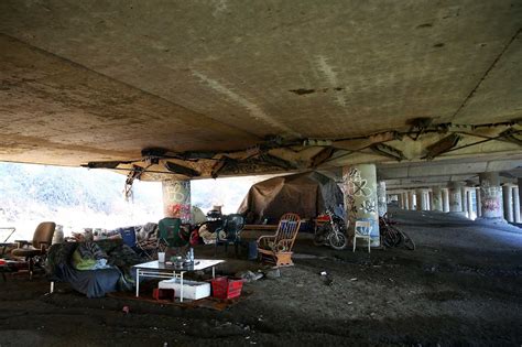 report jungle homeless camp    home   uninhabitable