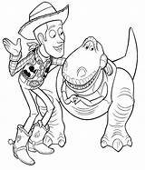 Toy Story Coloring Pages Rex Woody Disney Kids Printable Color Colouring Getcolorings Choose Board Anycoloring Found Adult sketch template