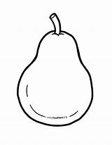 Outline Pears Webstockreview sketch template