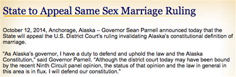 federal judge strikes down alaska s same sex marriage ban