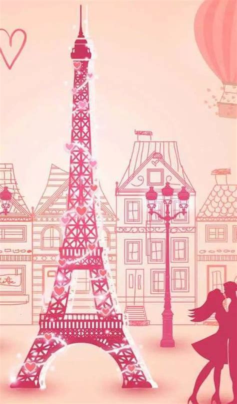 paris wallpaper pink gallery