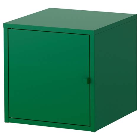 lixhult cabinet metaldark green    cm ikea