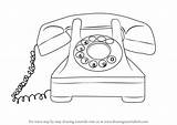 Telephone Drawingtutorials101 Tutorials sketch template
