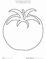 Tomate Desenho Ausmalbild Kategorien sketch template