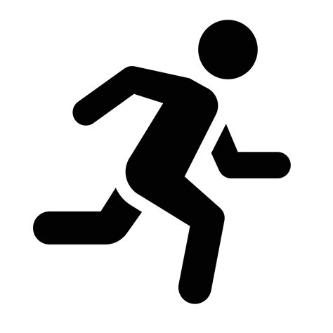 running clipart icon   cliparts  images  clipground