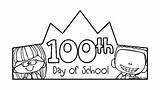 100th 100s Crowns sketch template