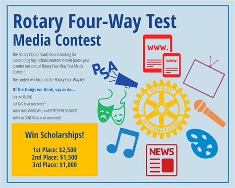 rotary   test media contest rotary club  santa rosa