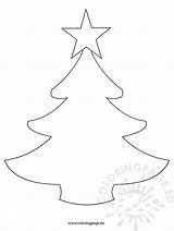 Christmas Tree Simple Template Drawing Coloring Pages Color Getdrawings Silhouette Pine Email Reddit Twitter sketch template