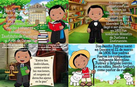 excelente biografía o cuento de don benito juárez educación primaria