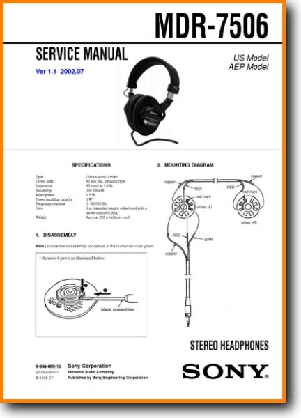 sony headphone wiring diagram ubicaciondepersonascdmxgobmx