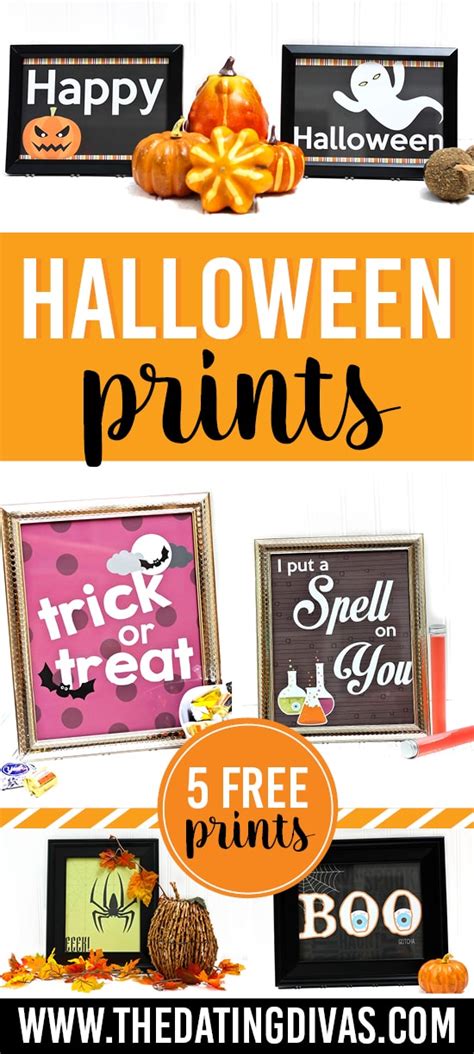 printable halloween prints  dating divas