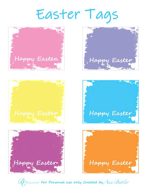 printable easter tags bella crafts publishing
