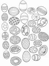 Easter Egg Eggs Designs Drawing Coloring Easy Pages Drawings Patterns Kids Color Printable Template Happy Simple Hunt Getdrawings Mural Print sketch template