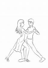 Tango Baile Colorir Imagenes Tudodesenhos Imagui Bolt Palomas Bailarines Casais Danza sketch template