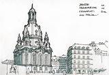 Dresden Frauenkirche Urban Florian Flic Gerard sketch template