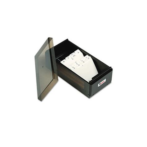 universal business card file box wlid holds      cards
