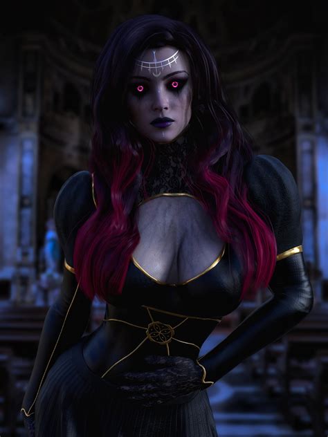 the vampire princess 3d render renderhub gallery